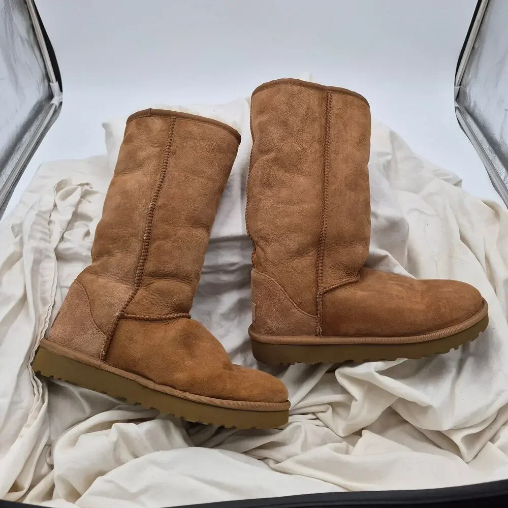 UGG Classic Tall II Boot chestnut bootie shearling women's size 7